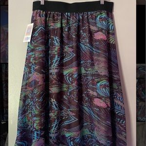 LulaRoe Multicolor Skirt